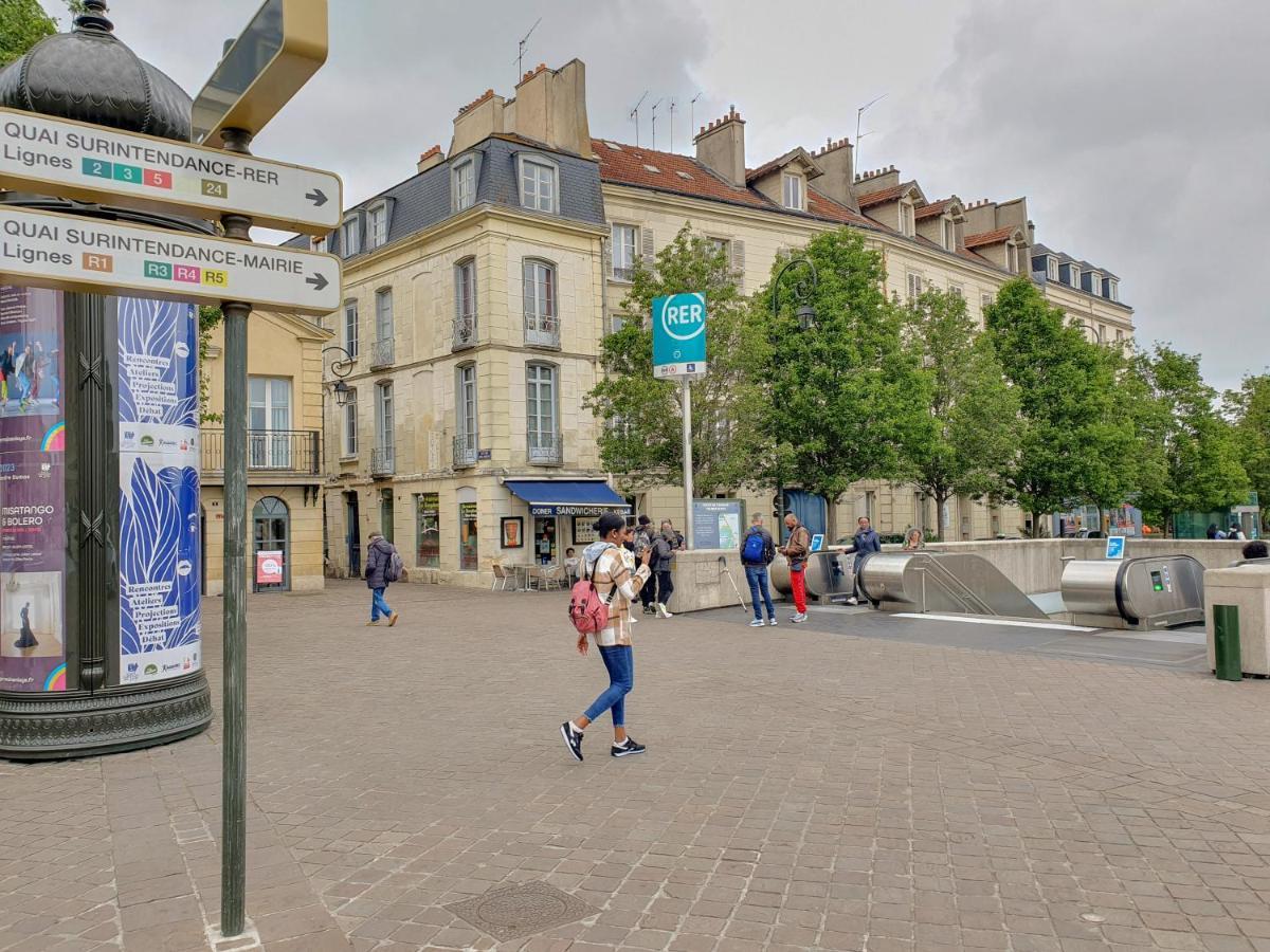 Exigehome-Grand Studio En Centre Ville - 300 M Du Rer A Saint-Germain-en-Laye Zewnętrze zdjęcie